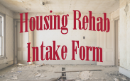Housing rehab Intake Form